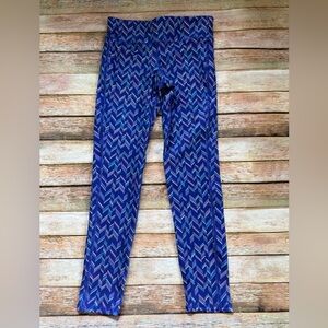 Old Navy Purple and Blue Chevron Kids Leggings